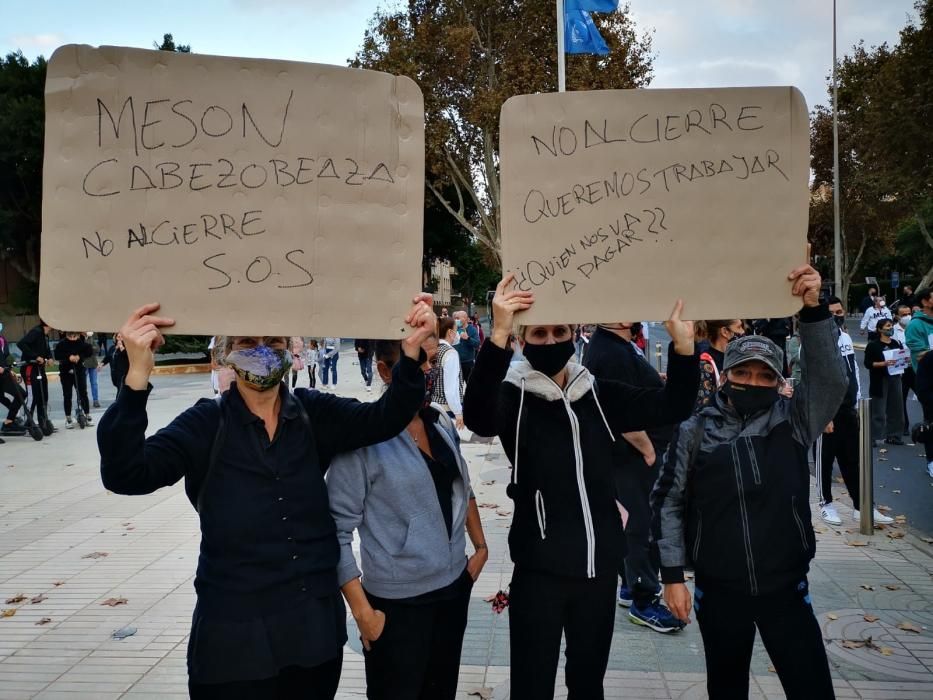 Hosteleros protestan en Cartagena