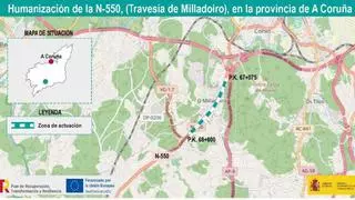 El Gobierno licita la humanización de la travesía de Milladoiro por 5,1 millones