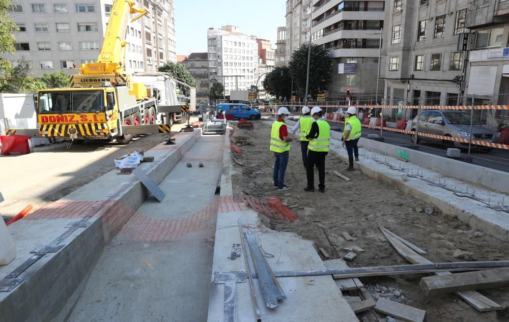 La colocación comenzó la mañana de este martes