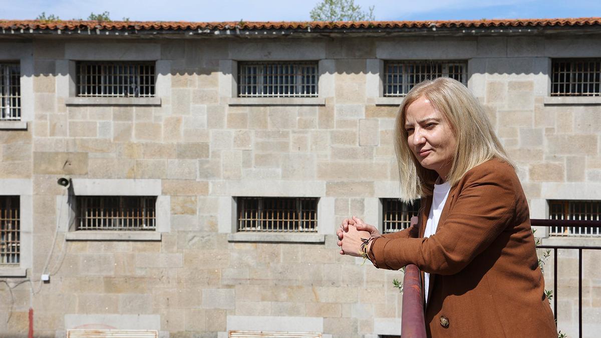 Teresa Delgado, en el Centro de Inserción Social de Vigo.