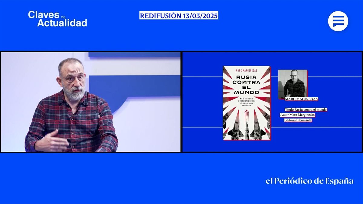 Marc Marginedas presenta su nuevo libro Rusia contra el mundo en Claves de Actualidad