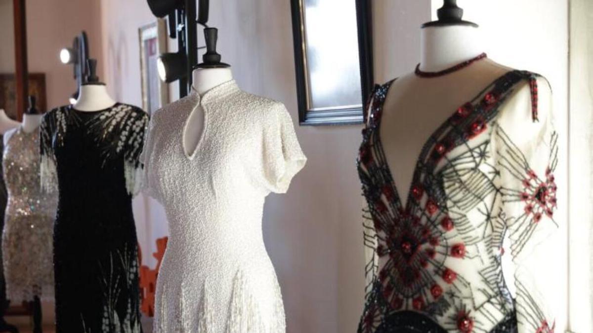 Presentacio de los trajes de Rocío Jurado en el Castell de Cullera hace un  año.