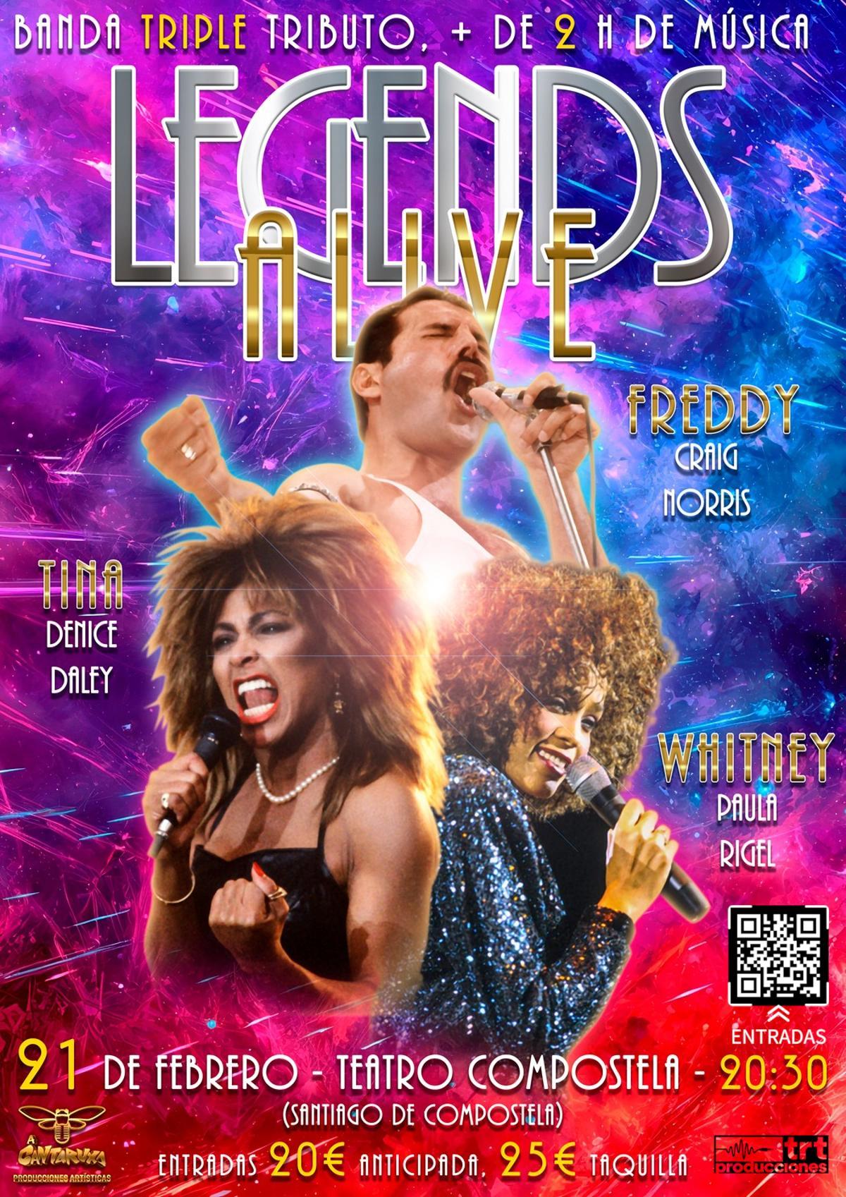 Cartel del evento 'Legends Alive'.