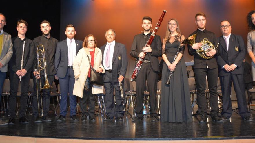 La despedida del concierto celebrado ayer en Pinoso