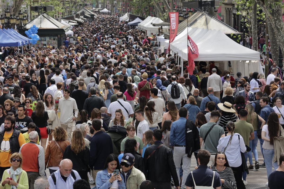 Sant Jordi de récord en Barcelona