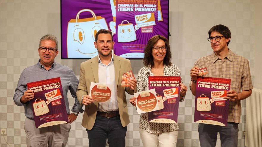 El comercio rural de Zamora distribuirá 5.000 rascas premiados del 19 al 25 de agosto