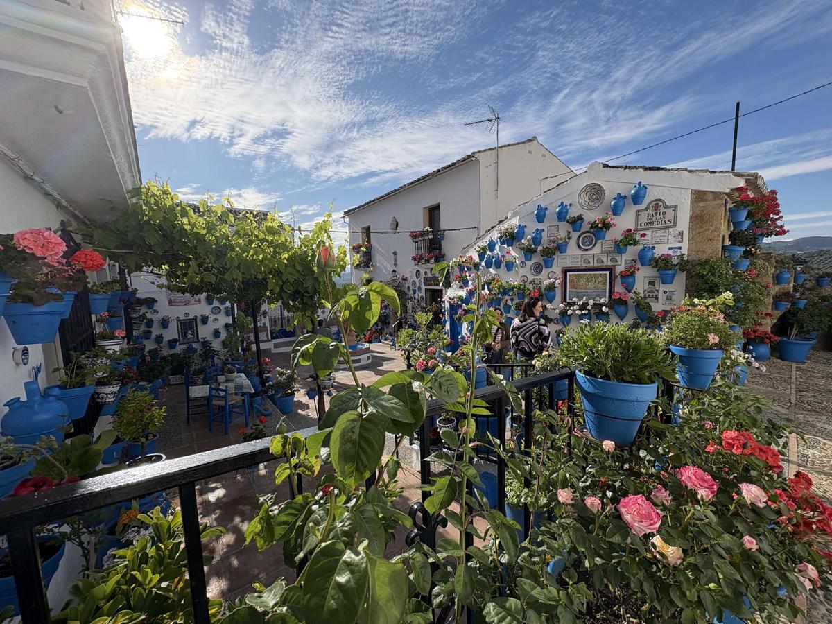 El rincón del Patio de las Comedias de Iznájar, vencedor en su categoría.