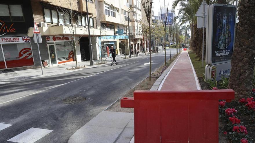 Otro mes de obras en la Explanada y sobrecostes en la reurbanización de Marvá y Gadea