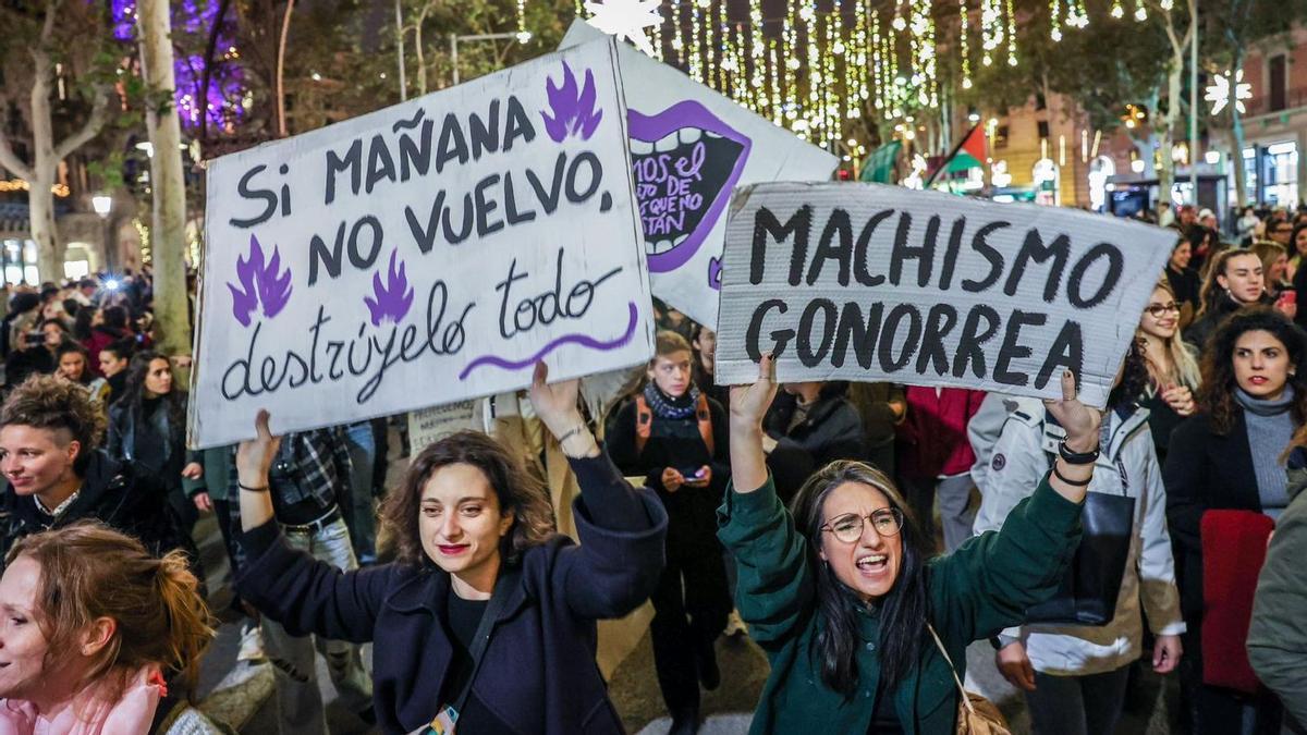 Barcelona clama NO a la violencia hacia las mujeres