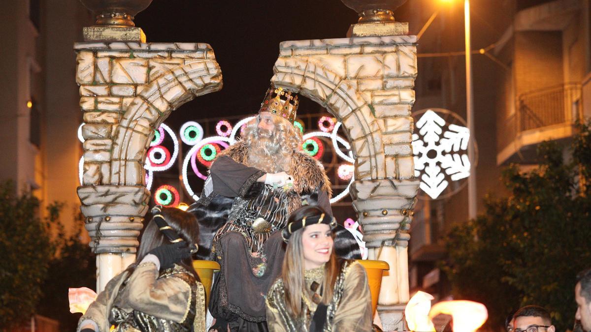 Última cabalgata de Reyes celebrada en Elche, en el año 2020