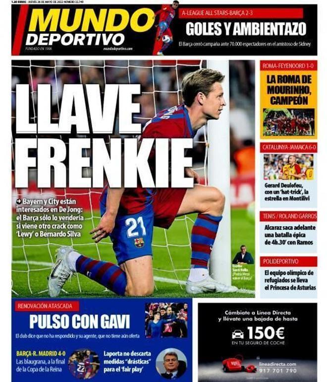 Las portadas de la prensa deportiva de hoy, 26 de mayo