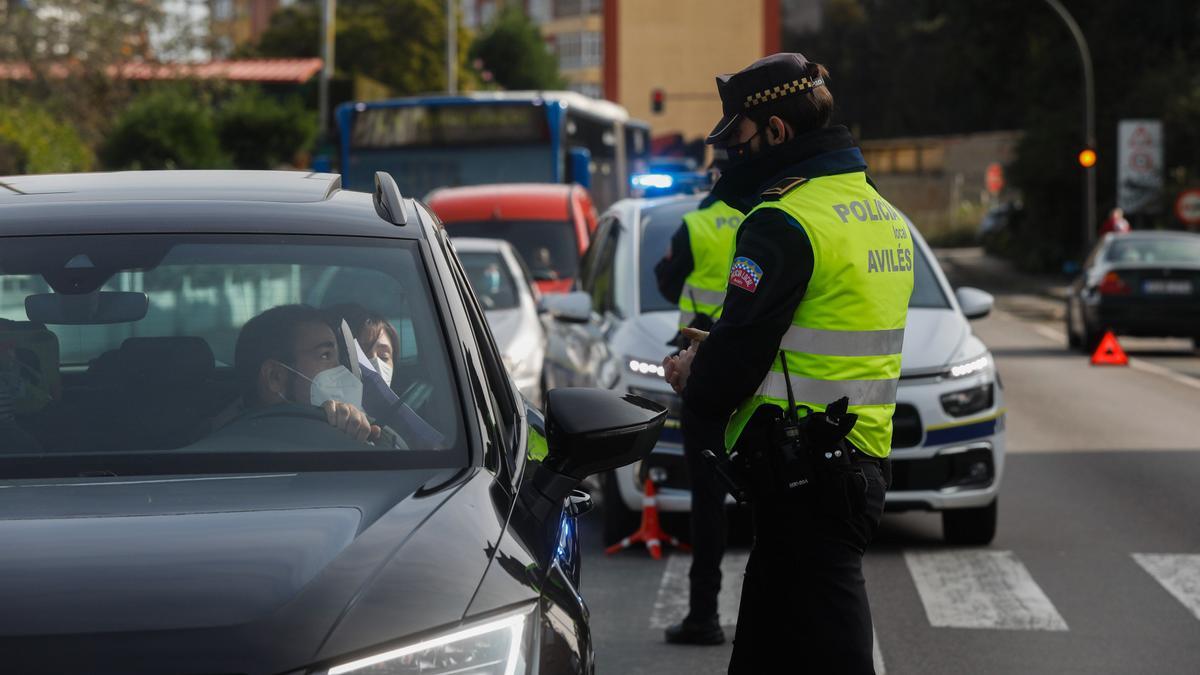 Controles en Avilés.