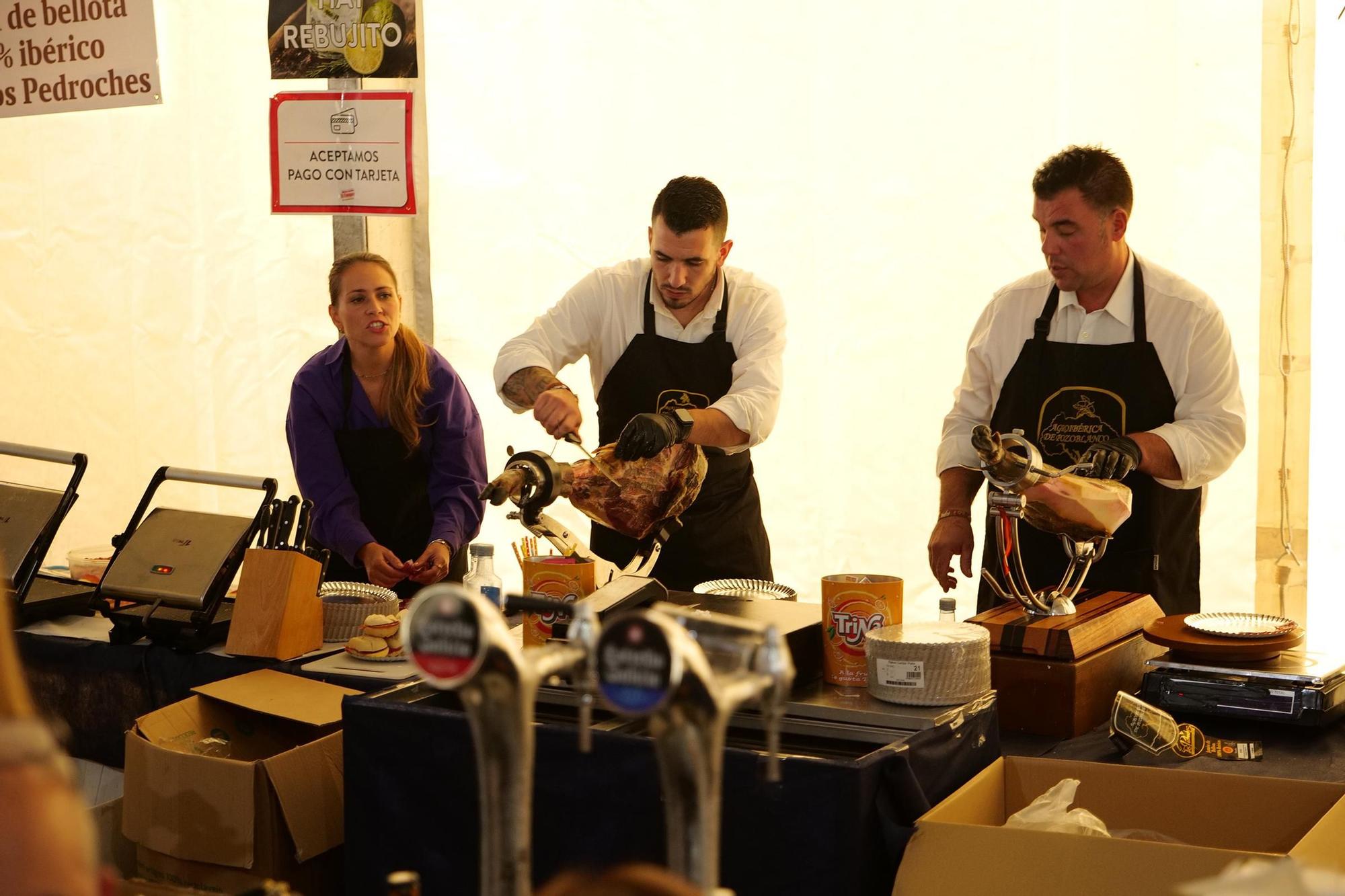 La última jornada de la Feria del Jamón de Villanueva de Córdoba, en imágenes