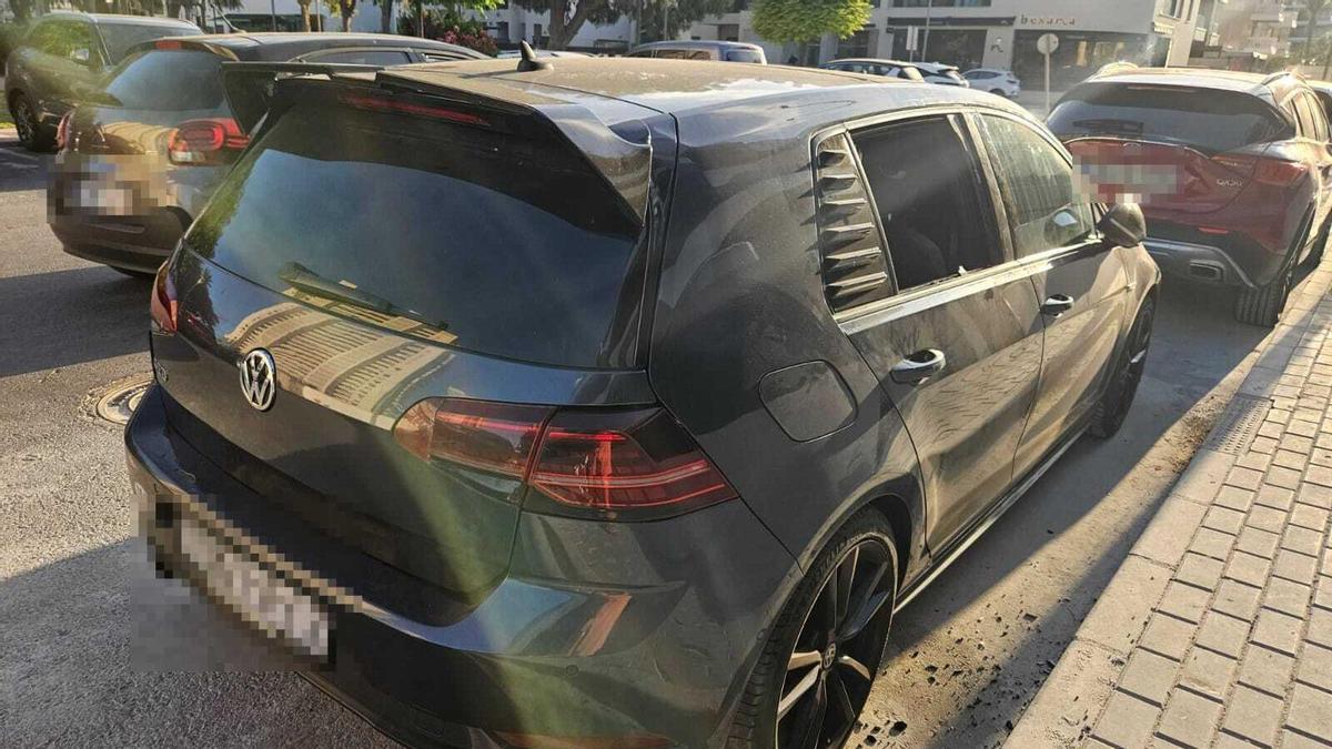 La cámara interior de un coche permite a la Guardia Civil identificar al autor de un robo en El Campello