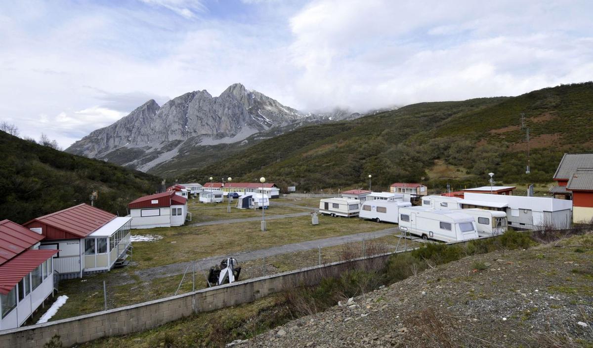 El camping de La Raya, en una imagen de archivo.