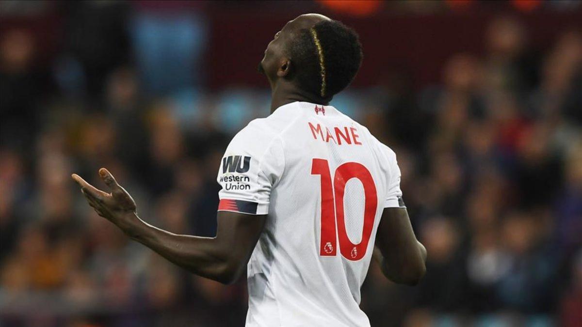 Mané dio al Liverpool un agónico triunfo ante el Aston Villa