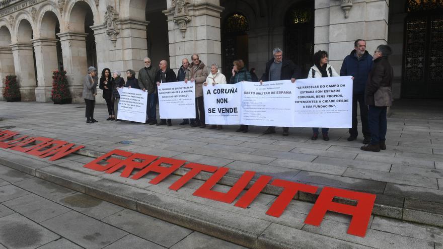 PSOE y PP aprueban el estudio que abre la puerta a construir 56 pisos en A Maestranza, en A Coruña