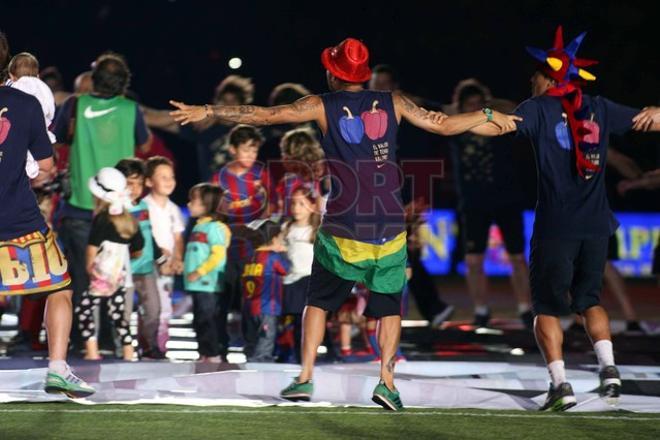 El Camp Nou acogió la fiesta de la Liga