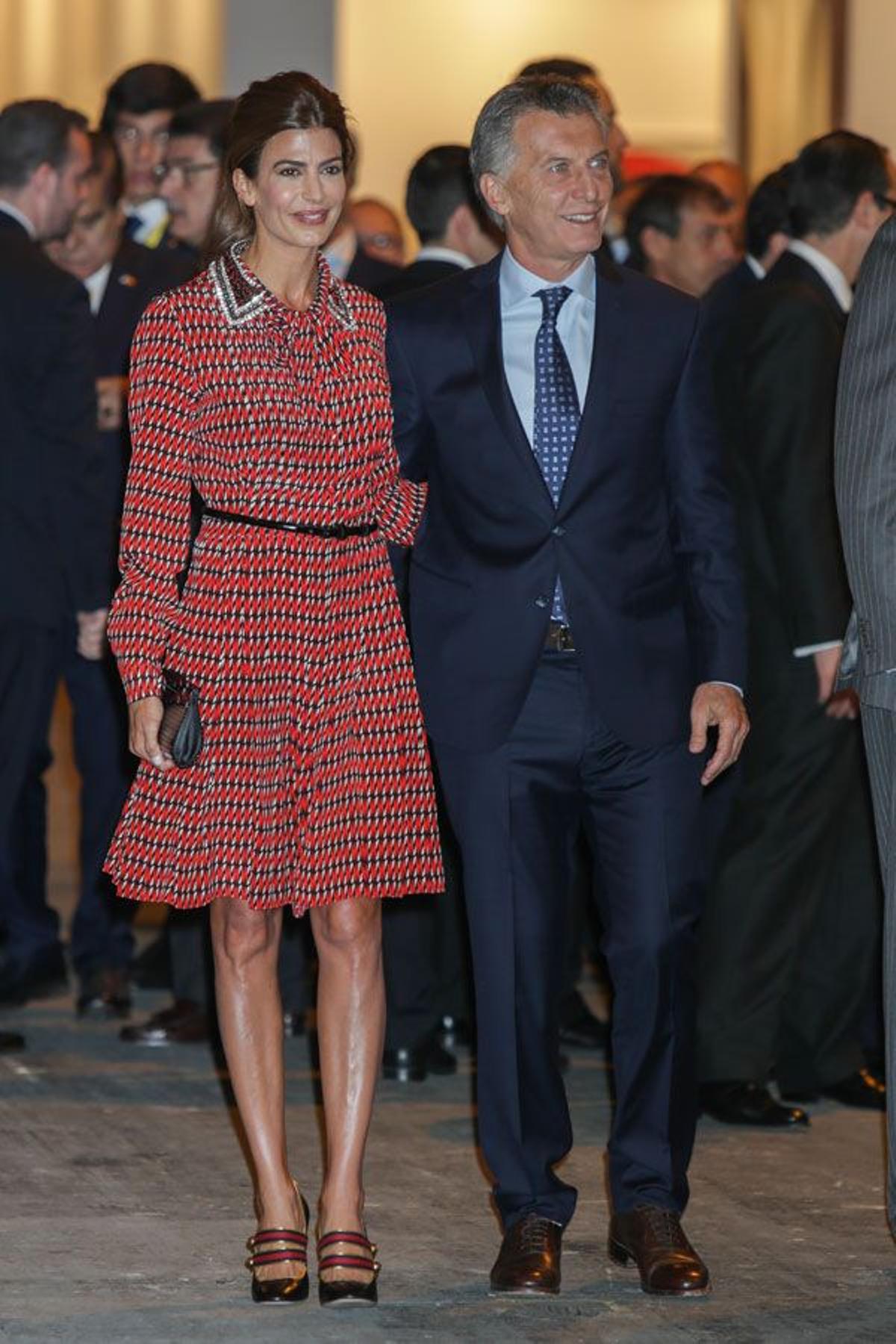 Juliana Awada y Mauricio Macri en ARCO