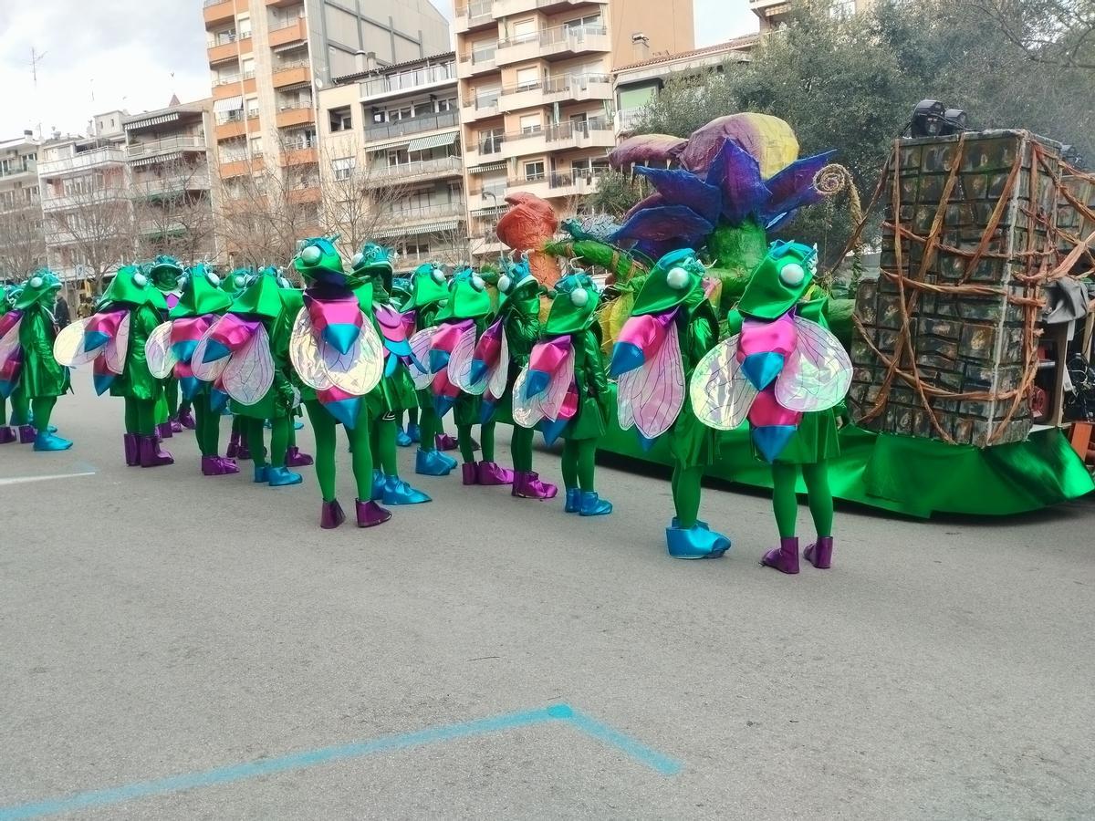 Un moment de la rua d'aquest diumenge