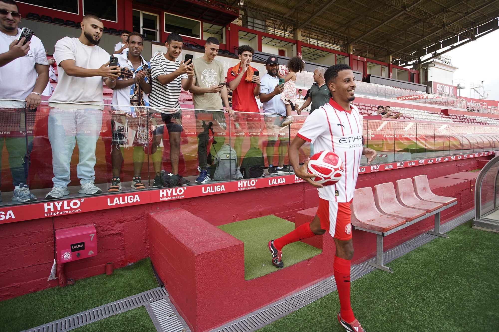 Girona Montilivi Presentació Ounahi, nou jugador del Girona FC
