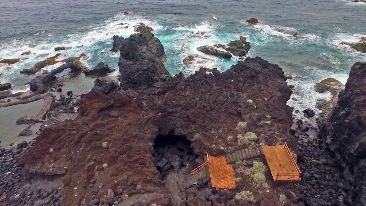 Charco Azul, en El Hierro