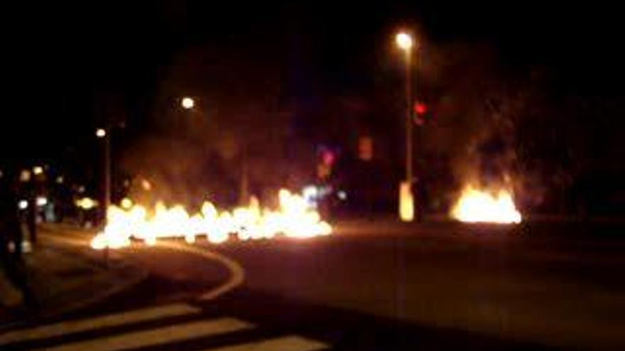 Barricada en Vauste Spain