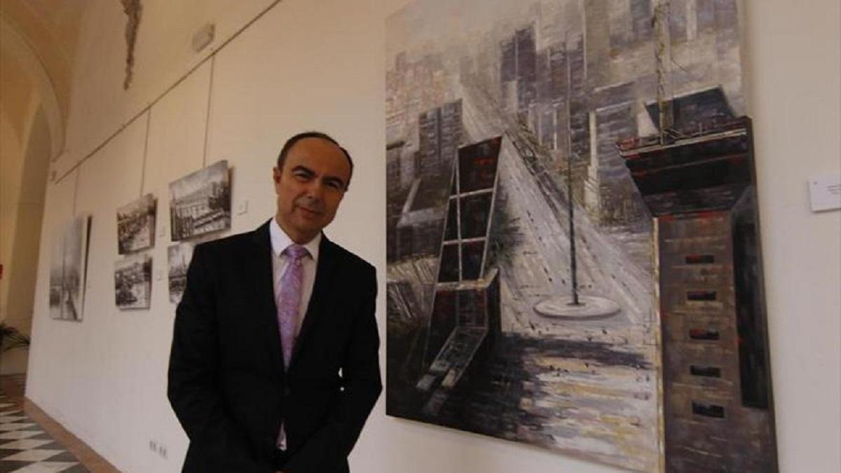 Imagen de archivo de José Domínguez, en una exposición en 2019.