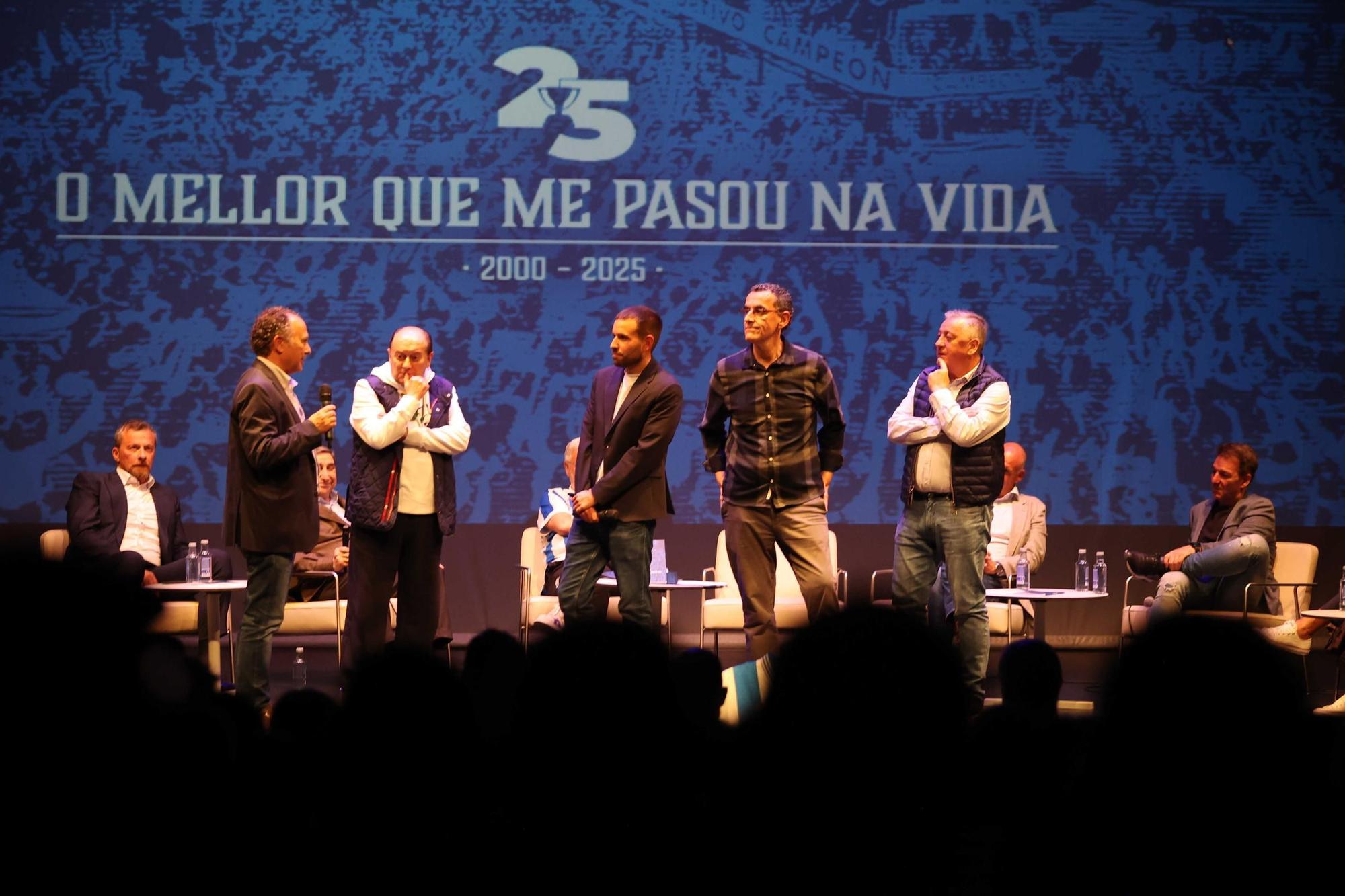 Acto en el Ágora por el 25 años de La Liga del Deportivo