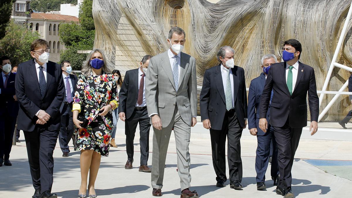 La visita del Rey Felipe VI a Las Cigarreras en Alicante