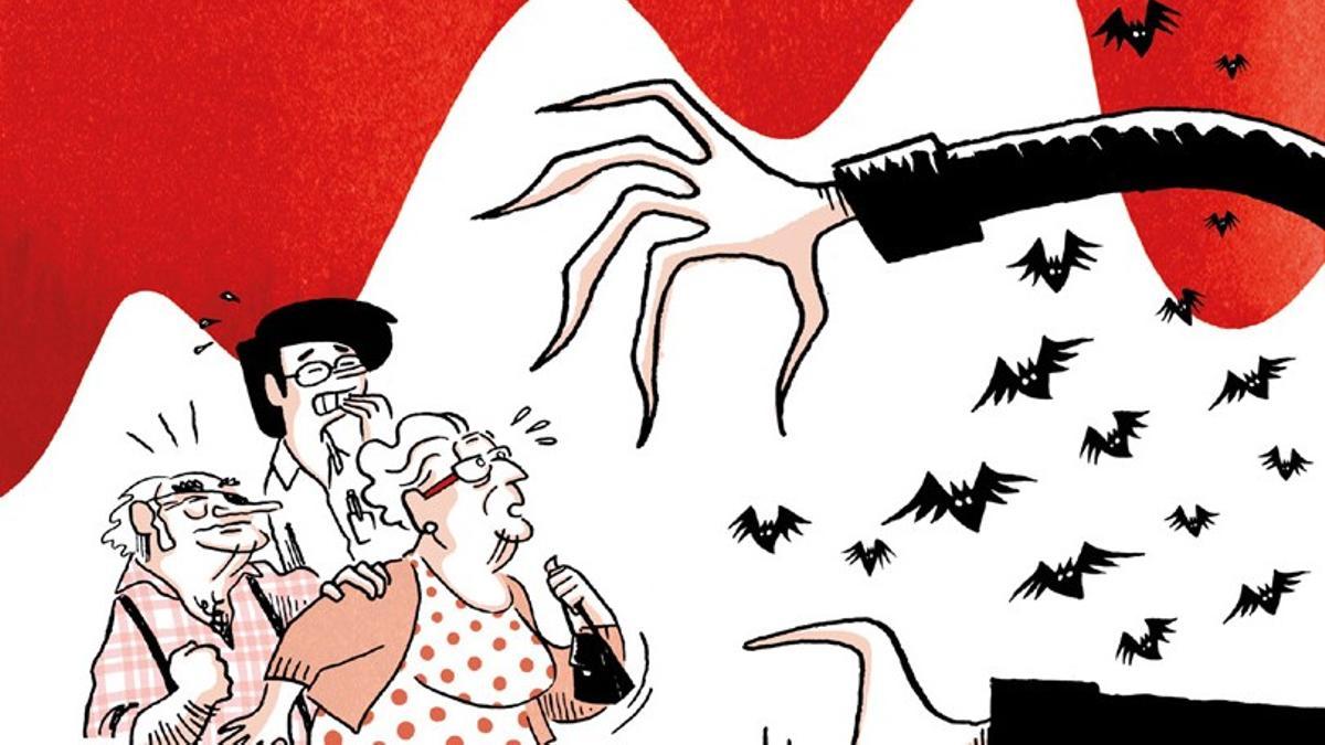 Ilustración de la portada del cómic de Raquel Gu y Pérez Andújar.