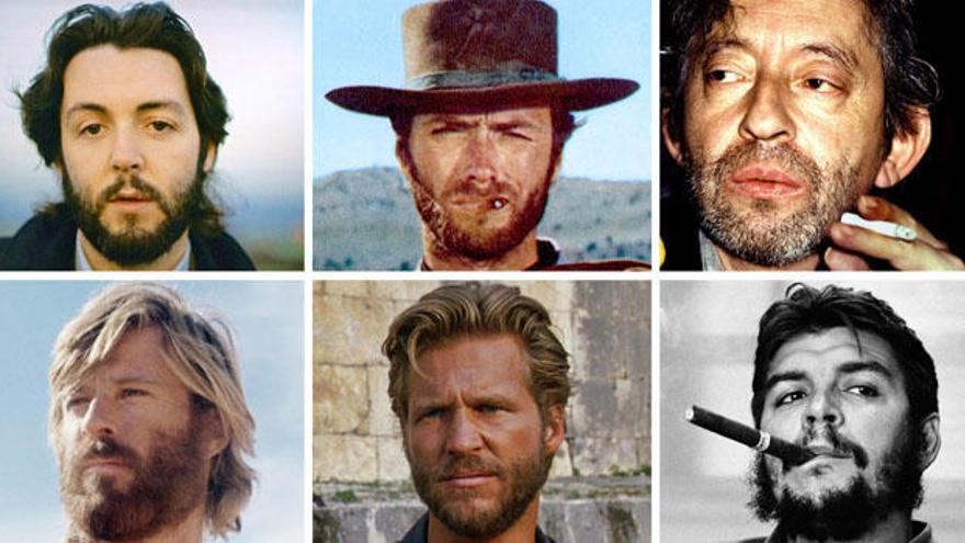 Paul McCartney, Clint Eastwood, Serge Gainsbourg, Robert Redford, Jeff Bridges y el Che Guevara.