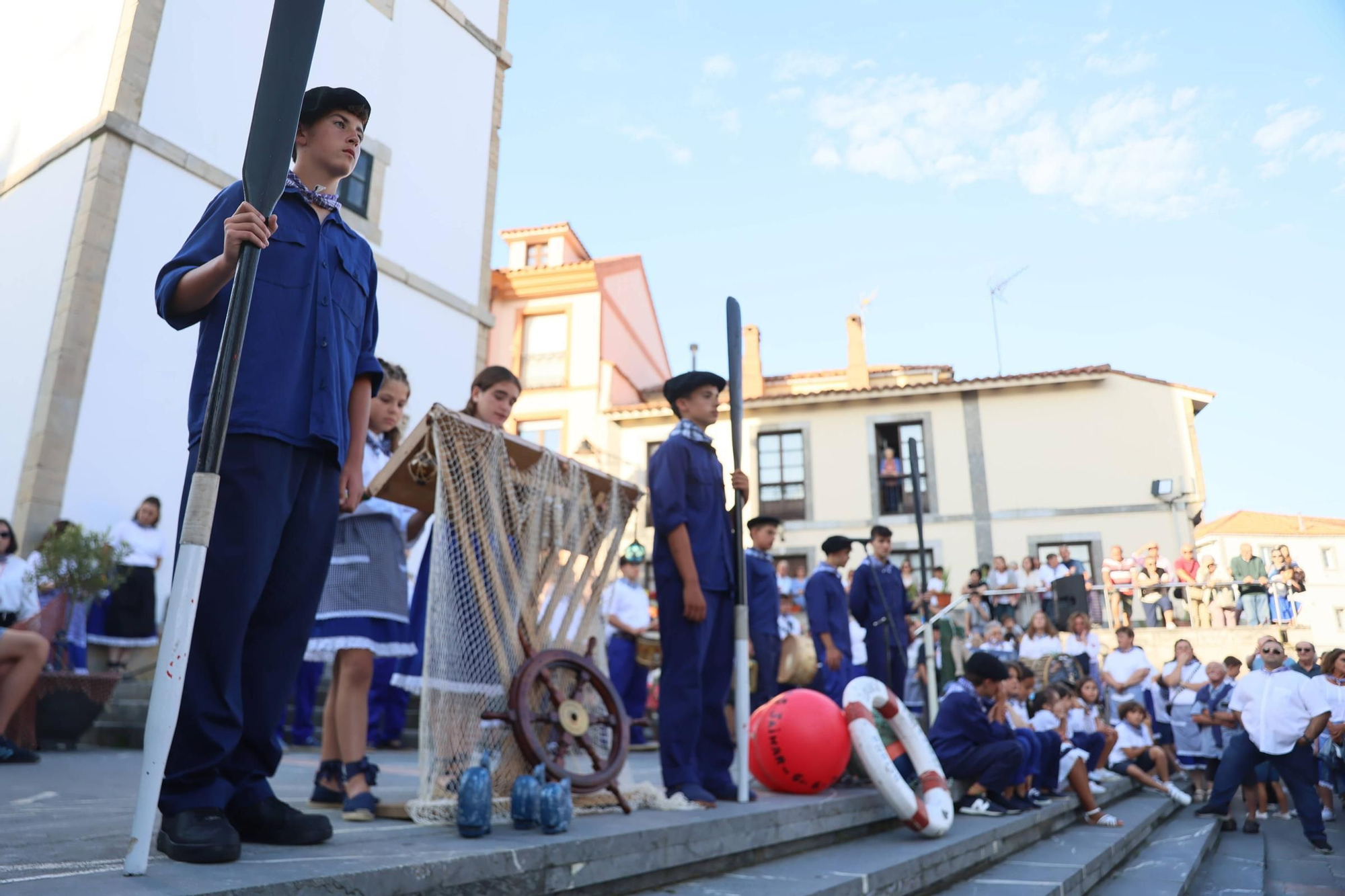 EN IMÁGENES: La procesión de "la llamada de la mar" en el Carmen de Luanco