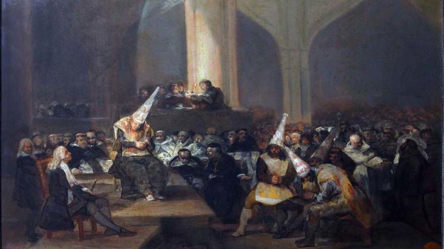 La Inquisición, pintura de Goya.