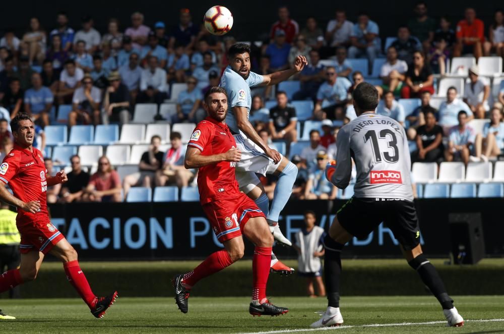 Las mejores fotografías del primer partido de Liga que midió a celestes y a pericos en Balaídos.