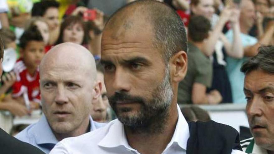 Guardiola, en una imagen de este sábado.