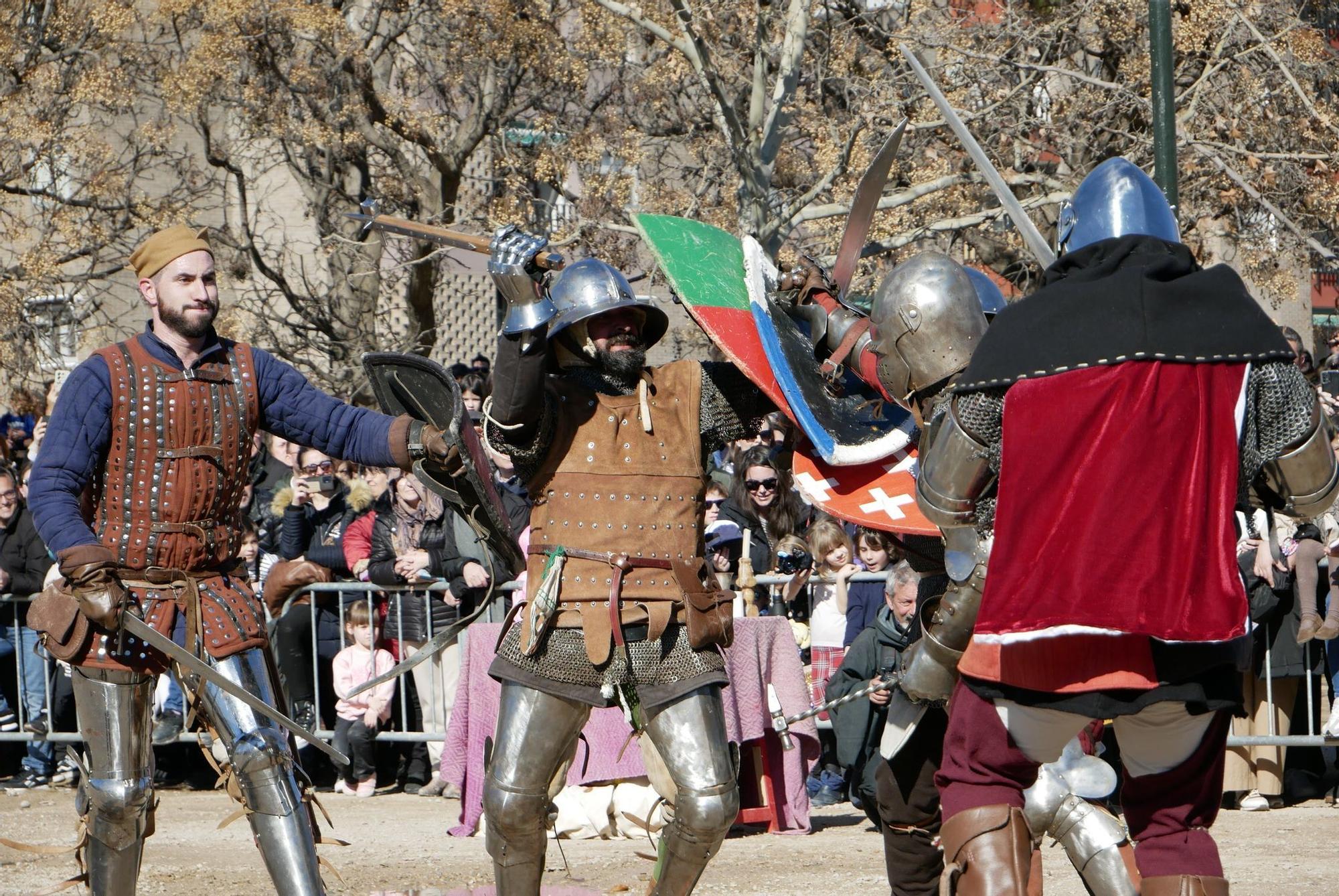 EN IMÁGENES | El torno de justas cierra los actos de coronación en la Aljafería