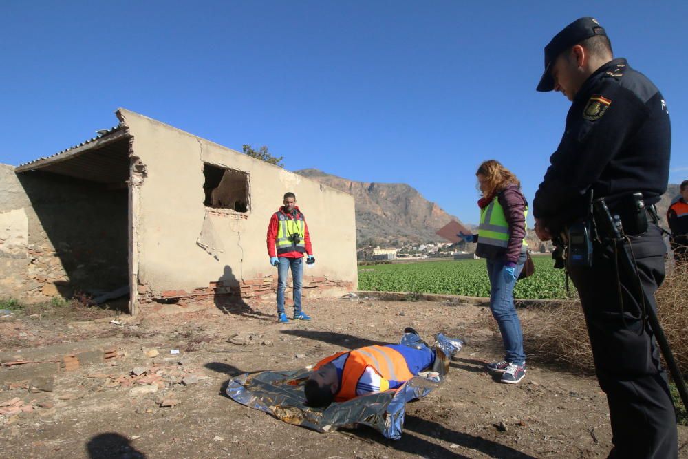 Orihuela realiza con éxito un simulacro de emergencias por alerta de inundación