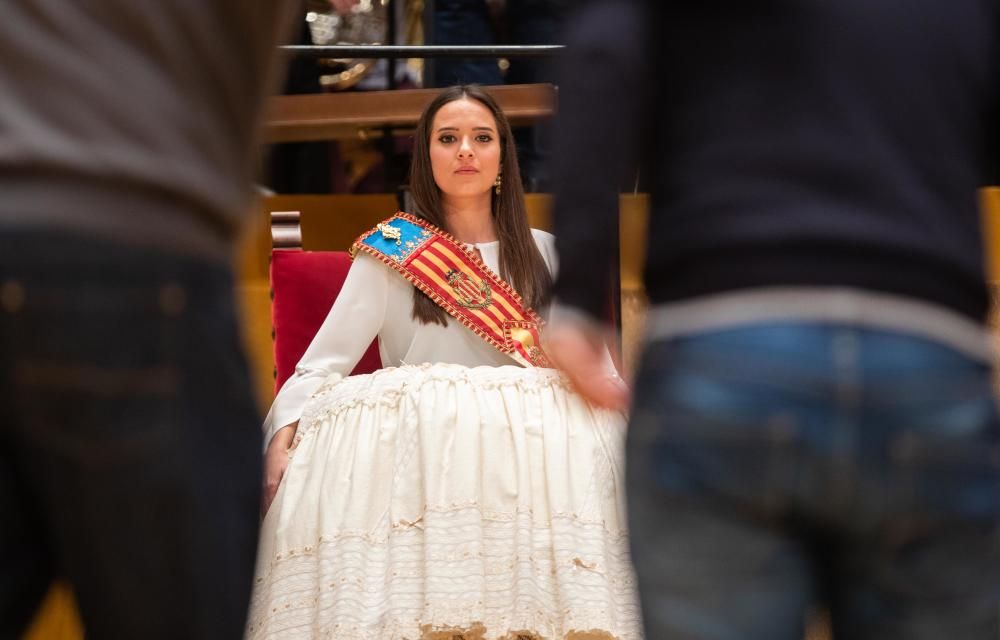 Ensayo de la exaltación de la falleras mayores de València 2019