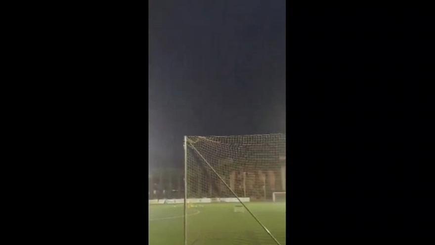 La tormenta descarga con fuerza sobre Turís