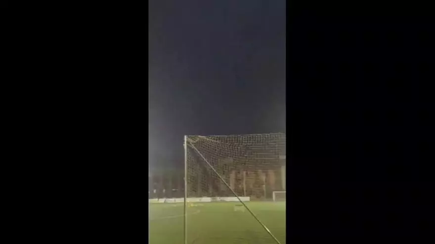 La tormenta descarga con fuerza sobre Turís