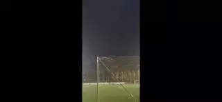 La tormenta descarga con fuerza sobre Turís