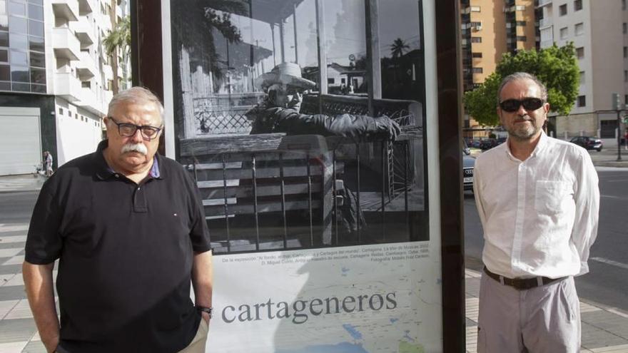 Las Cartagenas del mundo, en el mobiliario urbano de la Cartagena española