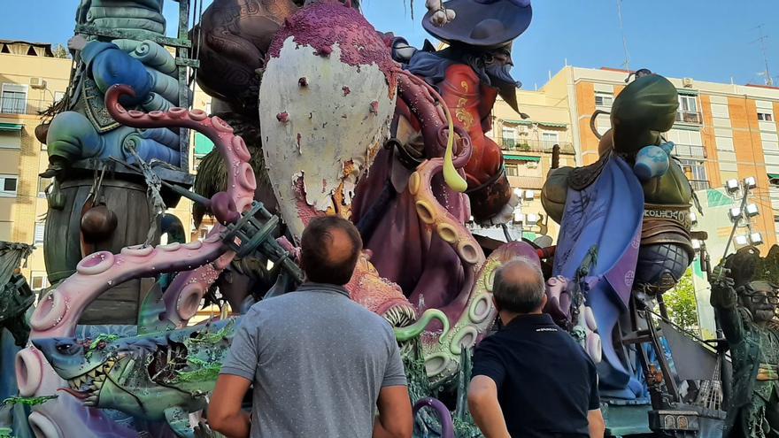 FOTOS | Destrozos y desperfectos en las fallas