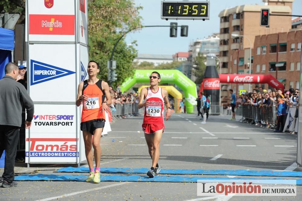 Media Maratón de Murcia: llegada (1ª parte)