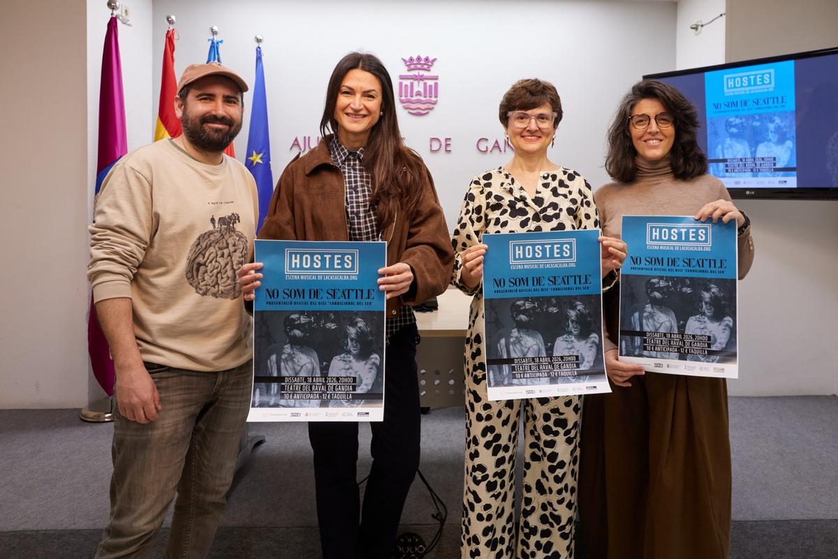 El Ayuntamiento de Gandia y la gerente de LaCasaCalba presentan el nuevo cartel del festival