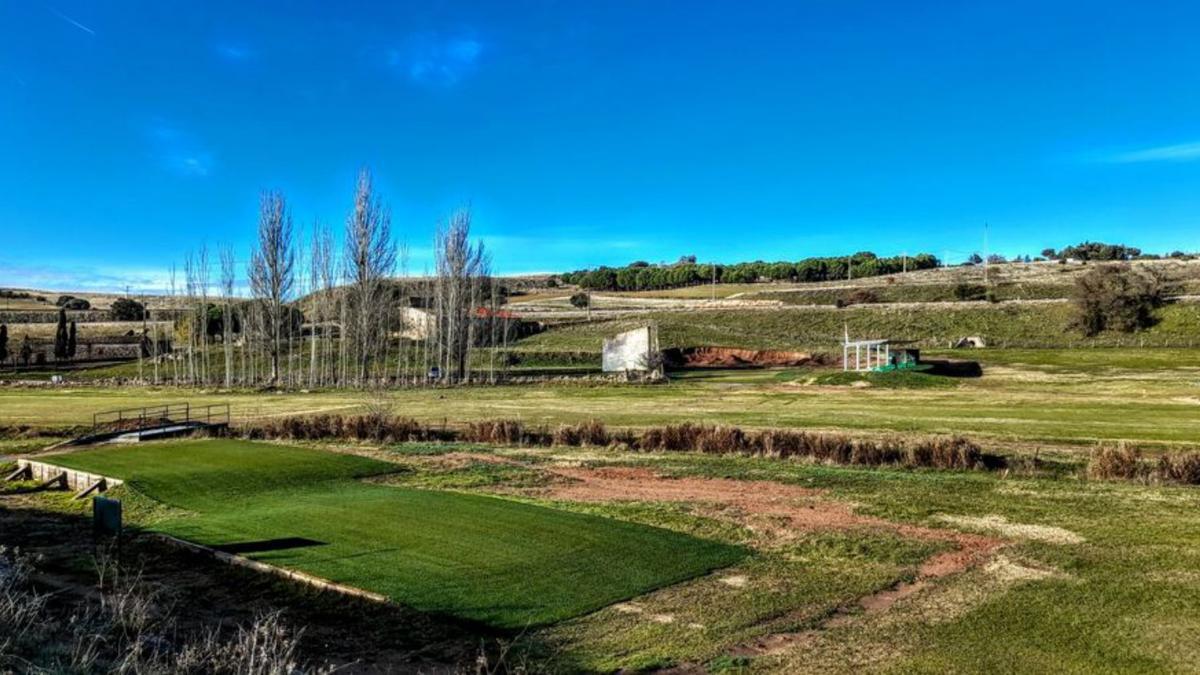 La zona cercana a la ermita del Cristo de Valderrey.