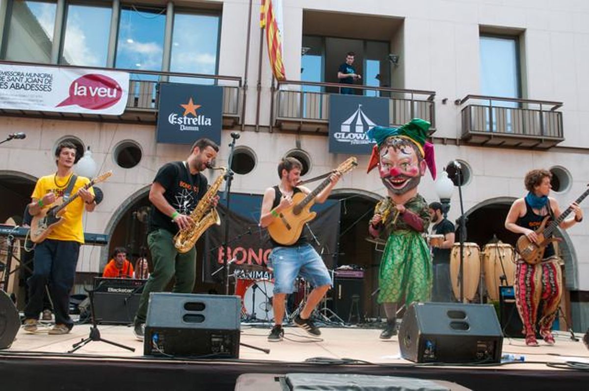 Bonobos, un dels grups que va participar en el Clownia.