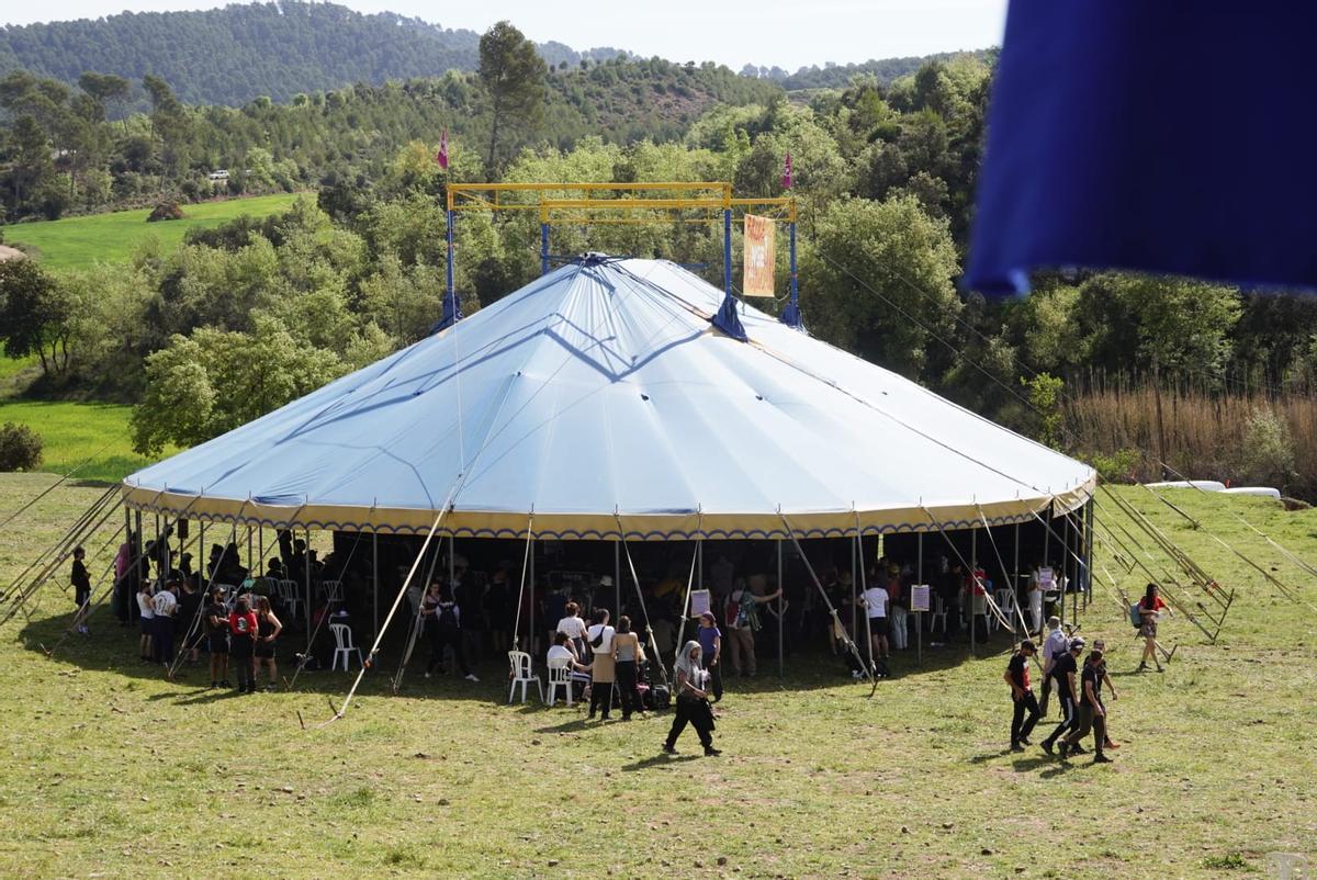 Campament de Revoltes de la Terra a Callús Campament de Revoltes de la Terra a Callús