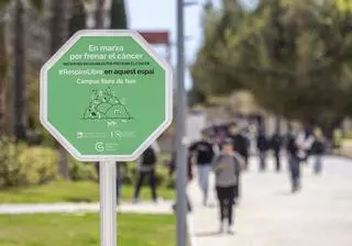 La Universidad de Alicante estrena el primer campus libre de humo de la Comunitat